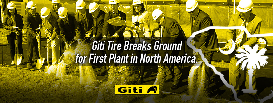 Giti Tire Breaks Ground in North America